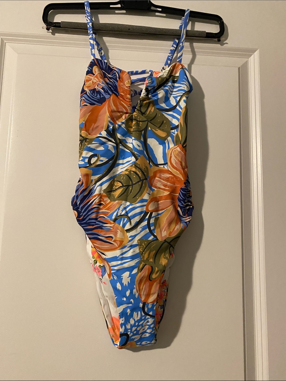 Maaji Free Spirit Solei, underwire Blue Orange One-Piece,reversible .